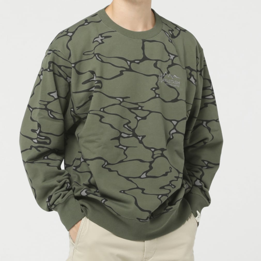 マナスタッシュ メンズ アウトドア スウェット LITHIUM CREWNECK SWEAT