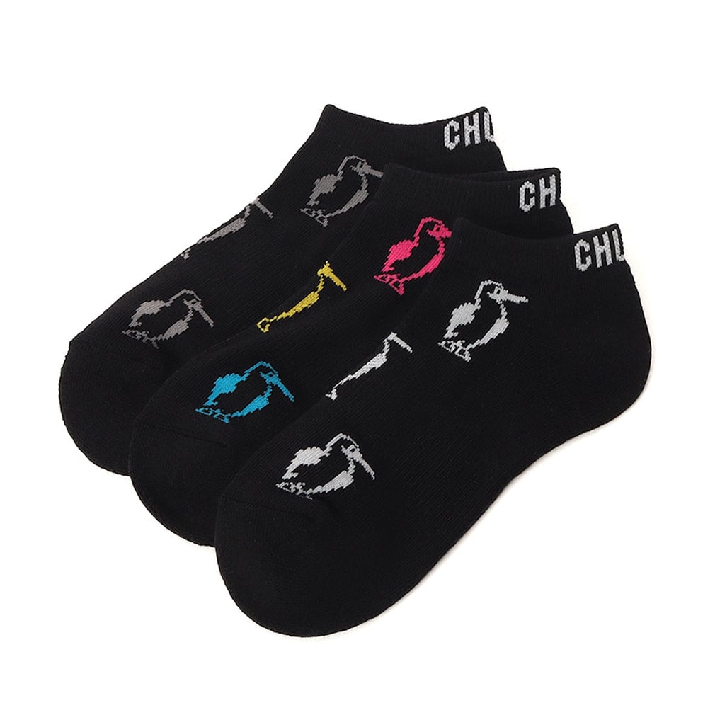 3P Booby Ankle Socks(ブラック-M)