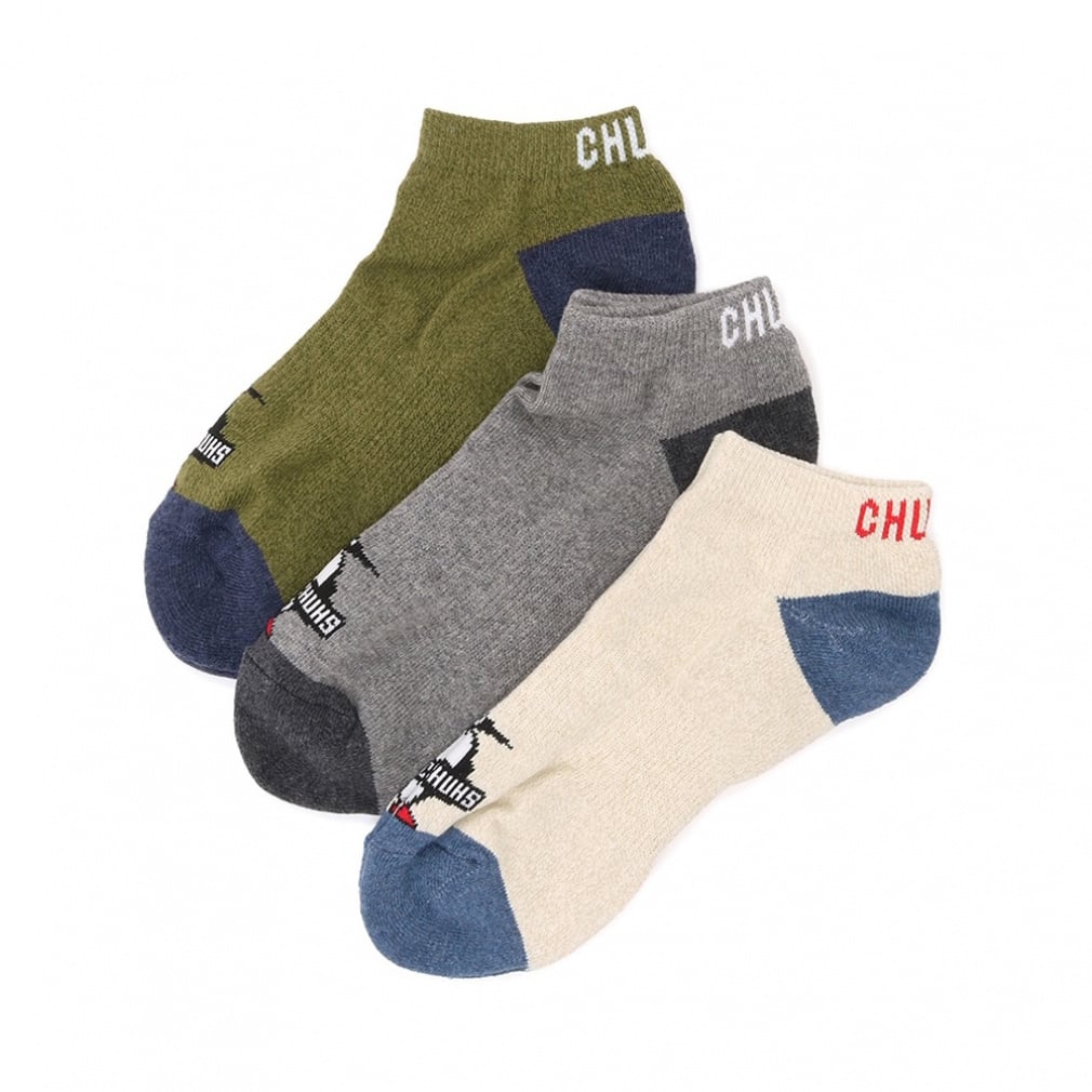 3P Booby CHUMS Ankle Socks(--S)