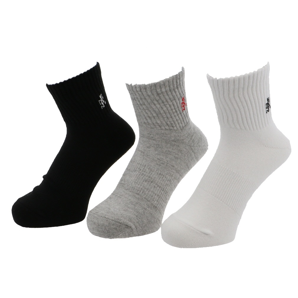 BASIC SHORT SOCKS(グレー-23-25cm)