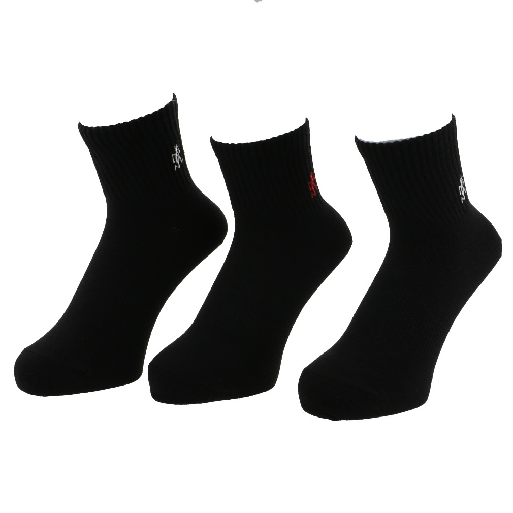 BASIC SHORT SOCKS(ブラック-23-25cm)