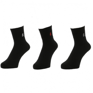 BASIC SHORT SOCKS(ブラック-23-25cm)