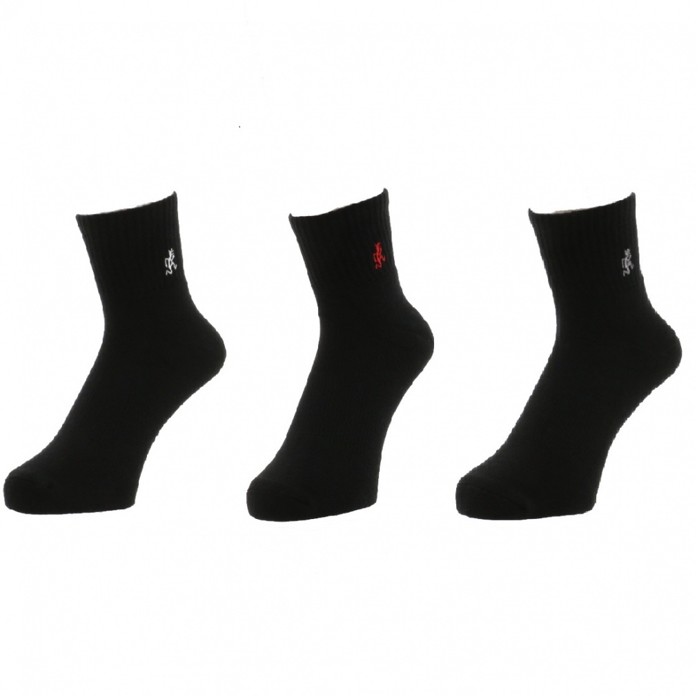 BASIC SHORT SOCKS(ブラック-23-25cm)