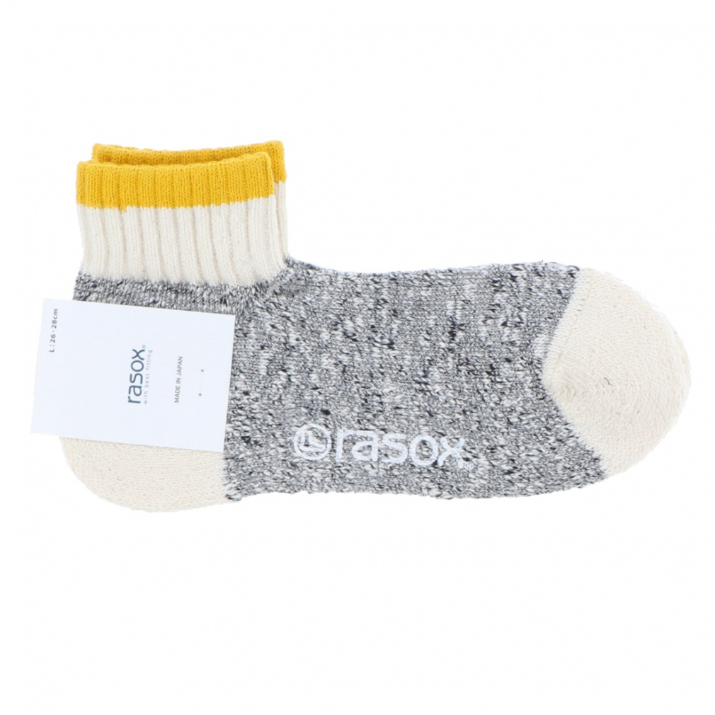 スラブ ライン・アンクル(イエロー-S)