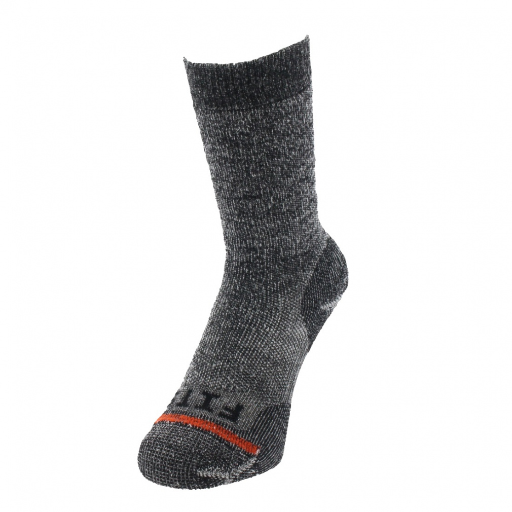 フィッツ ミディアムラグドクルー(ダークグレー-S)