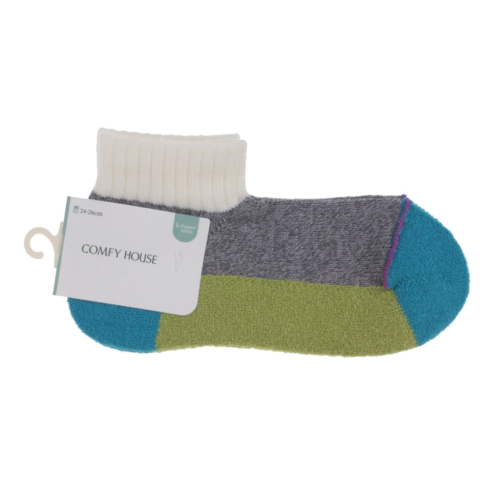 スポーツ・アンクル SPORTS ANKLE(グレー×ペールグリーン-S)