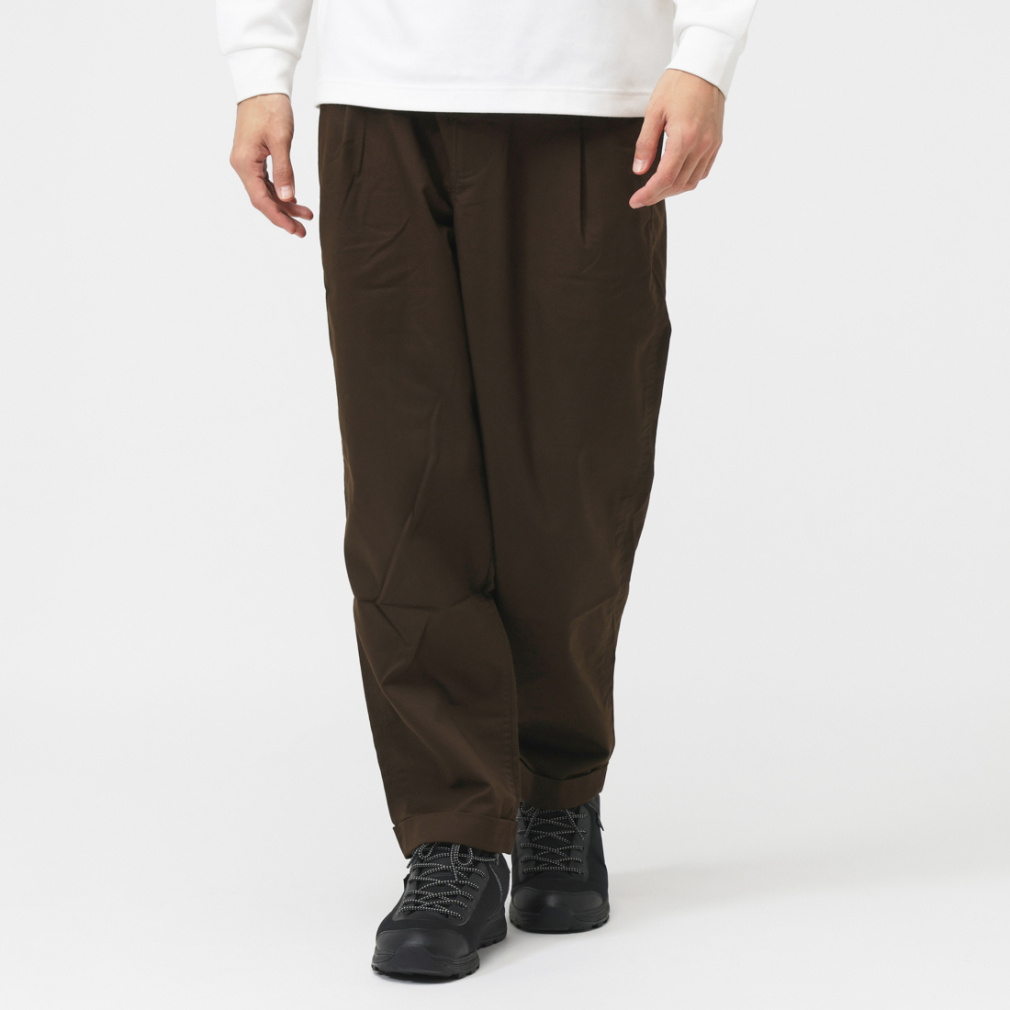 グラミチ メンズ アウトドアカジュアル ロングパンツ T/C TWILL TUCK