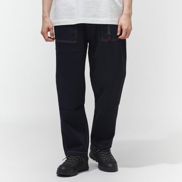 STRECH DENIM LOOSE TAPERED RIDEGE PANT