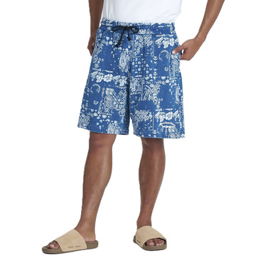 MERCURY PAISLEY BAGGY SWEAT SHORTS