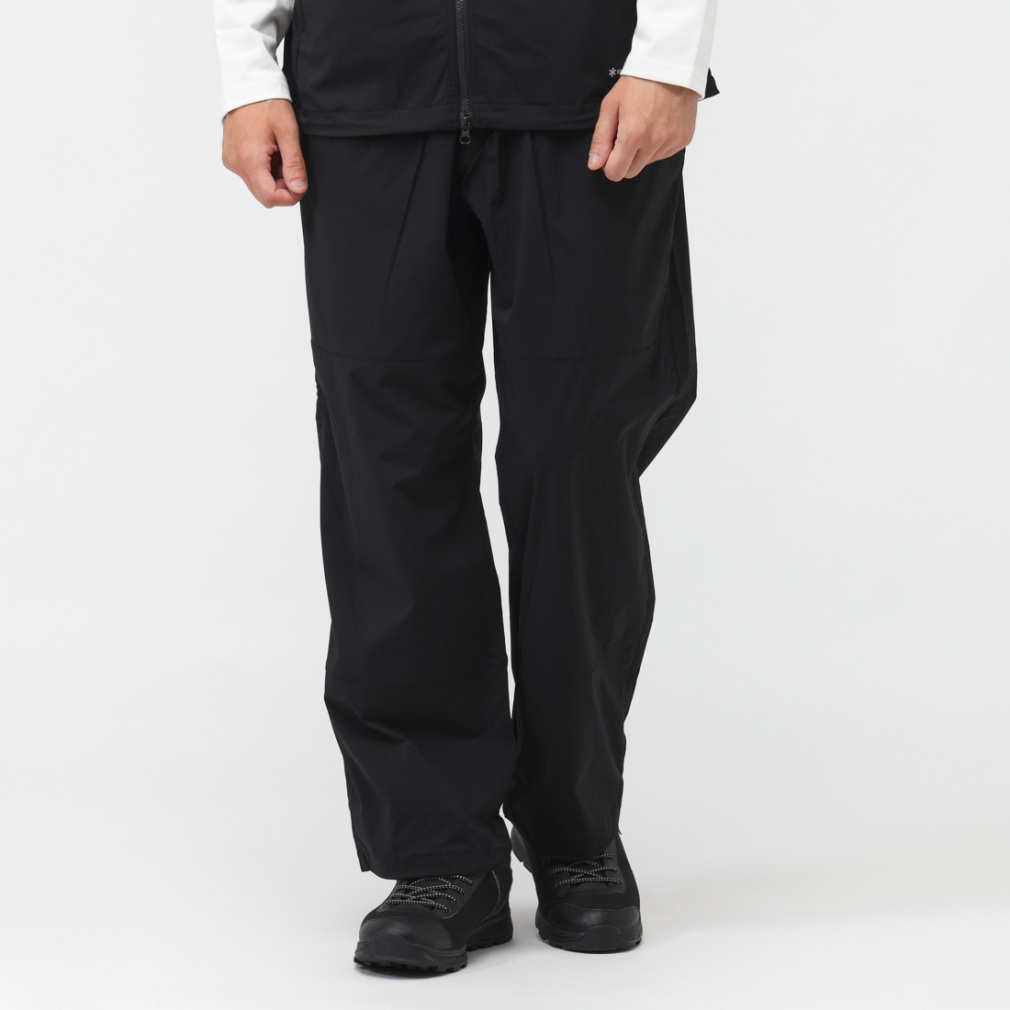 スノーピーク パンツ(メンズ) New Standard Easy Wide Pants  M  Black 2025秋冬 スノーピーク アウトドアカジュアル ロングパンツ New