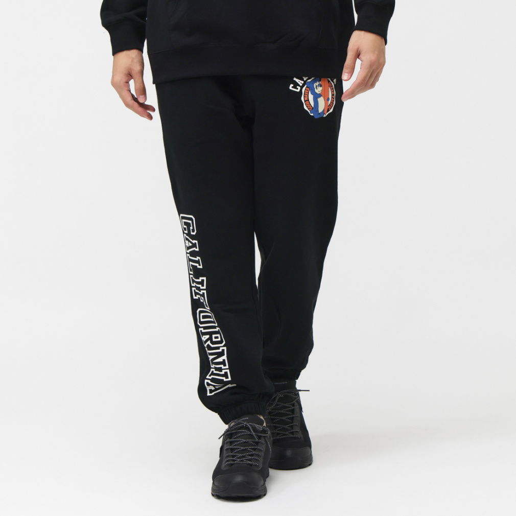 ロングパンツ(ブラック-M)