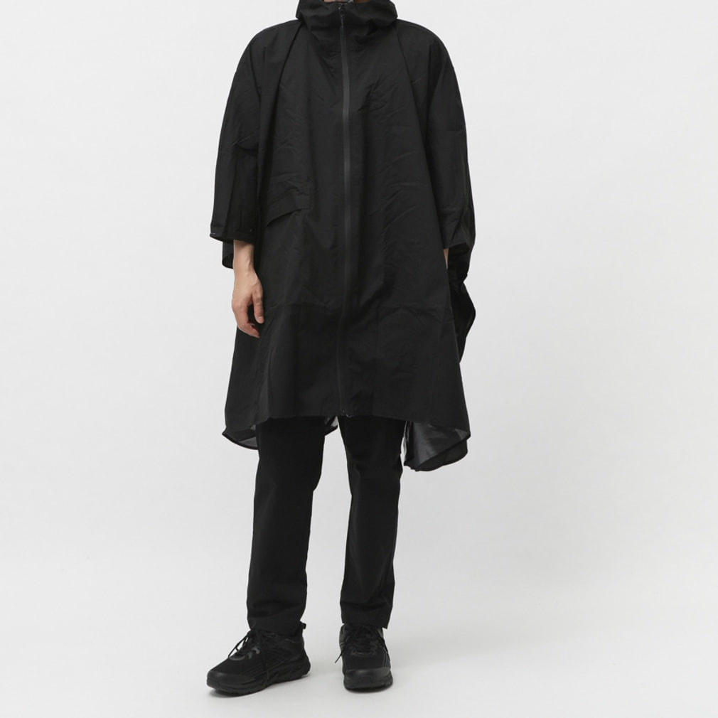 KiU RAIN PONCHO 2nd(ブラック-F)