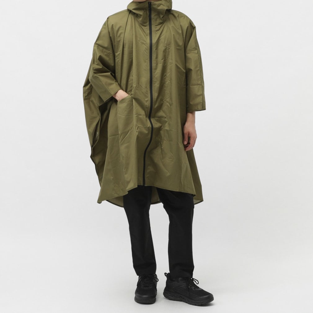 KiU RAIN PONCHO - 2nd(カーキ-F)