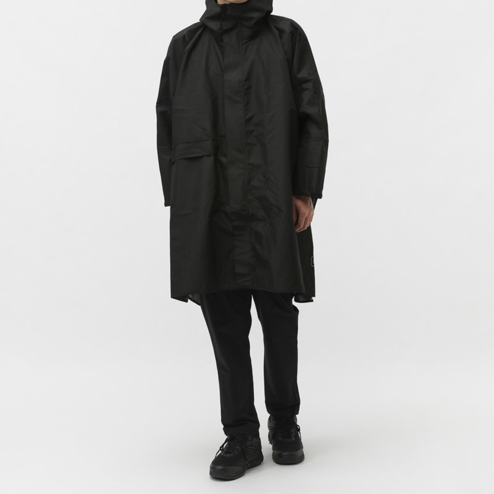 KiU STANDARD RAIN PONCHO(ブラック-F)