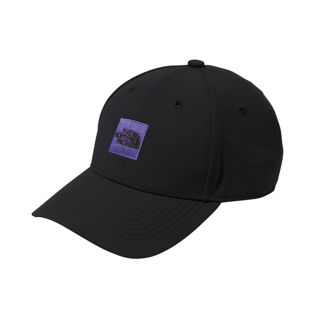 Square Logo Cap スクエアロゴキャップ(ブラック×バイオレット-FREE)