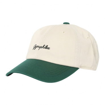 2トーンコパネルコットンキャップ(アイボリー×グリーン-FREE)