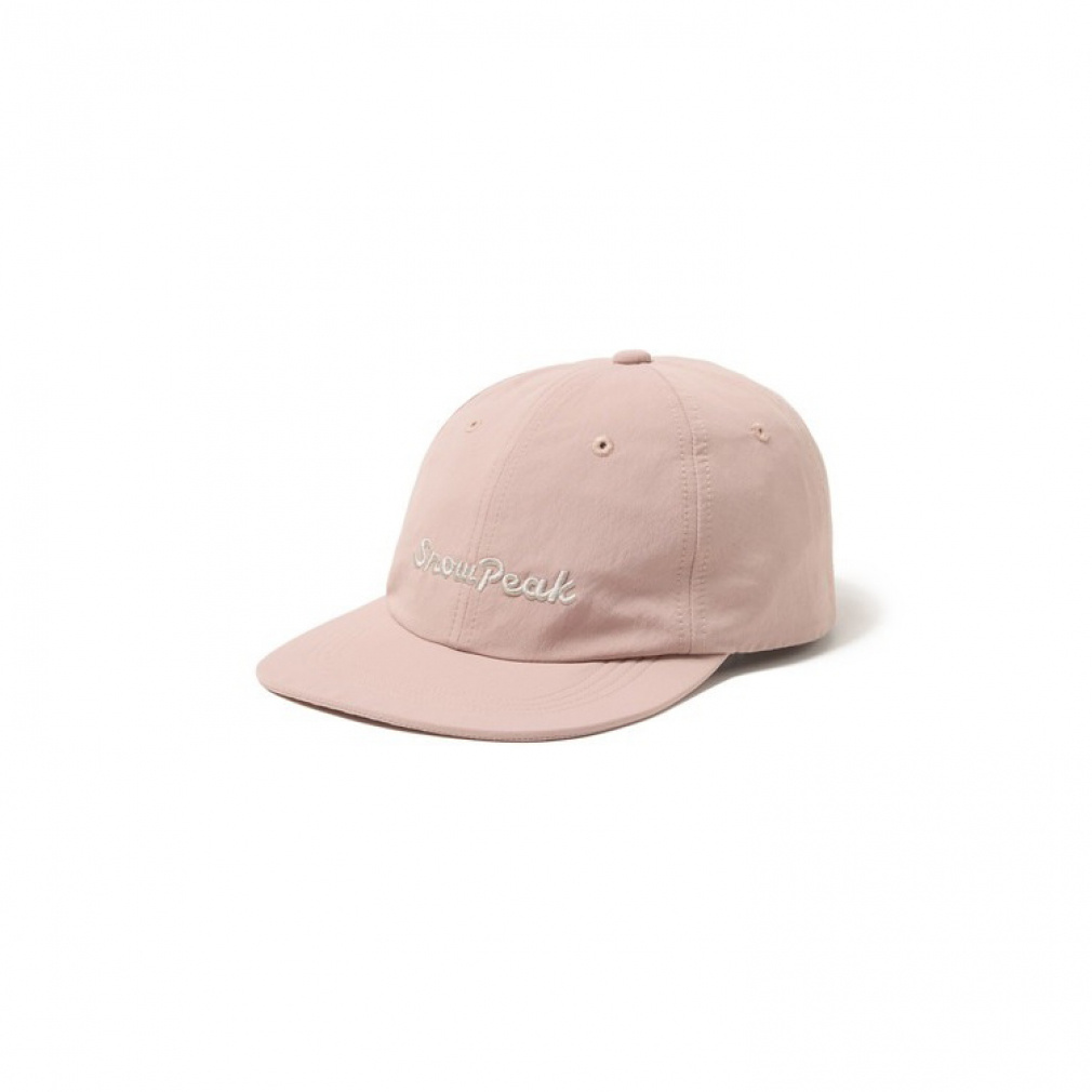 Snow Peak Typography Cap(ピンク-FREE)