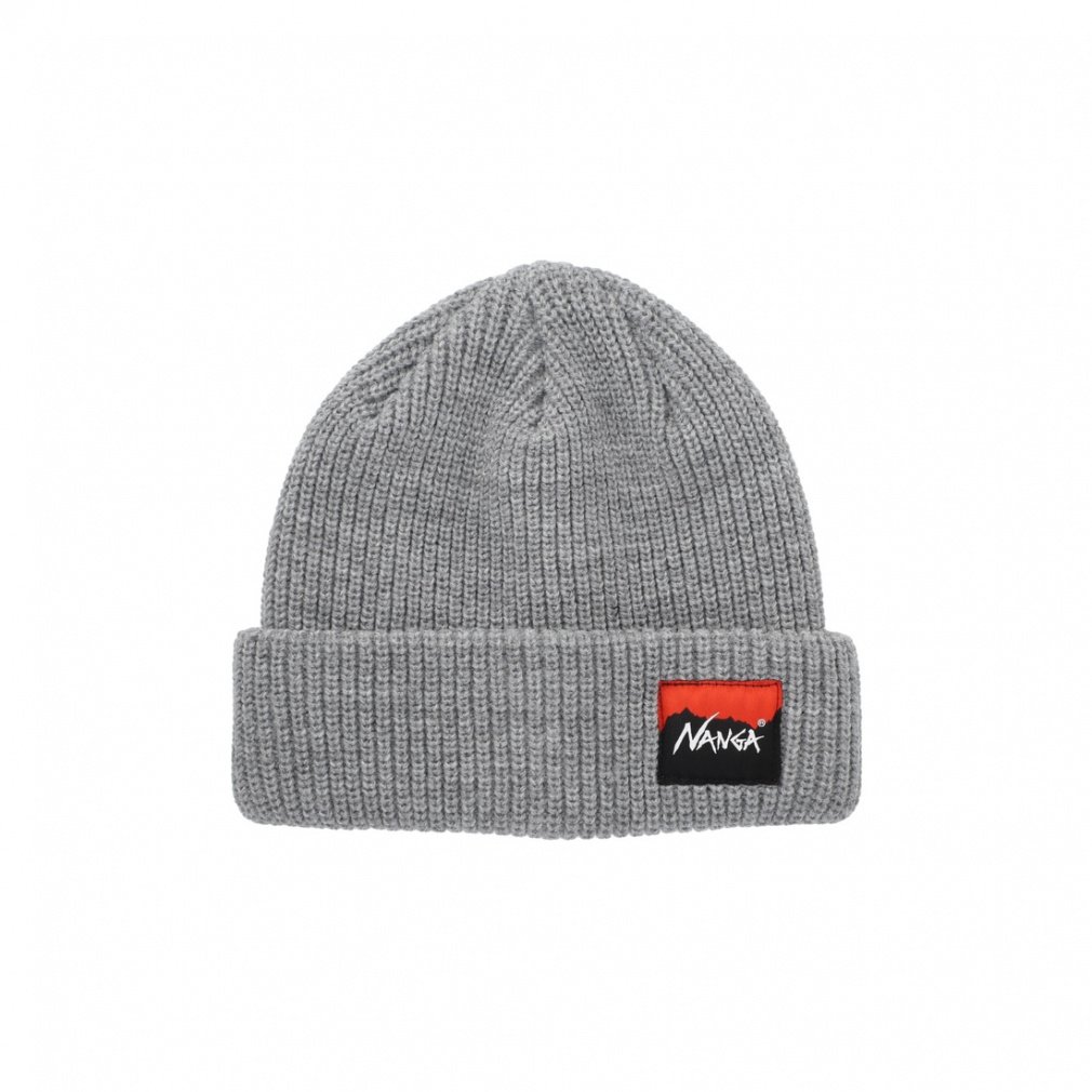 ナンガ アウトドアカジュアル ニット帽 BOX LOGO BULKY BEANIE 3C059A