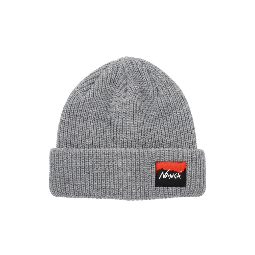ナンガ アウトドアカジュアル ニット帽 BOX LOGO BULKY BEANIE N2532