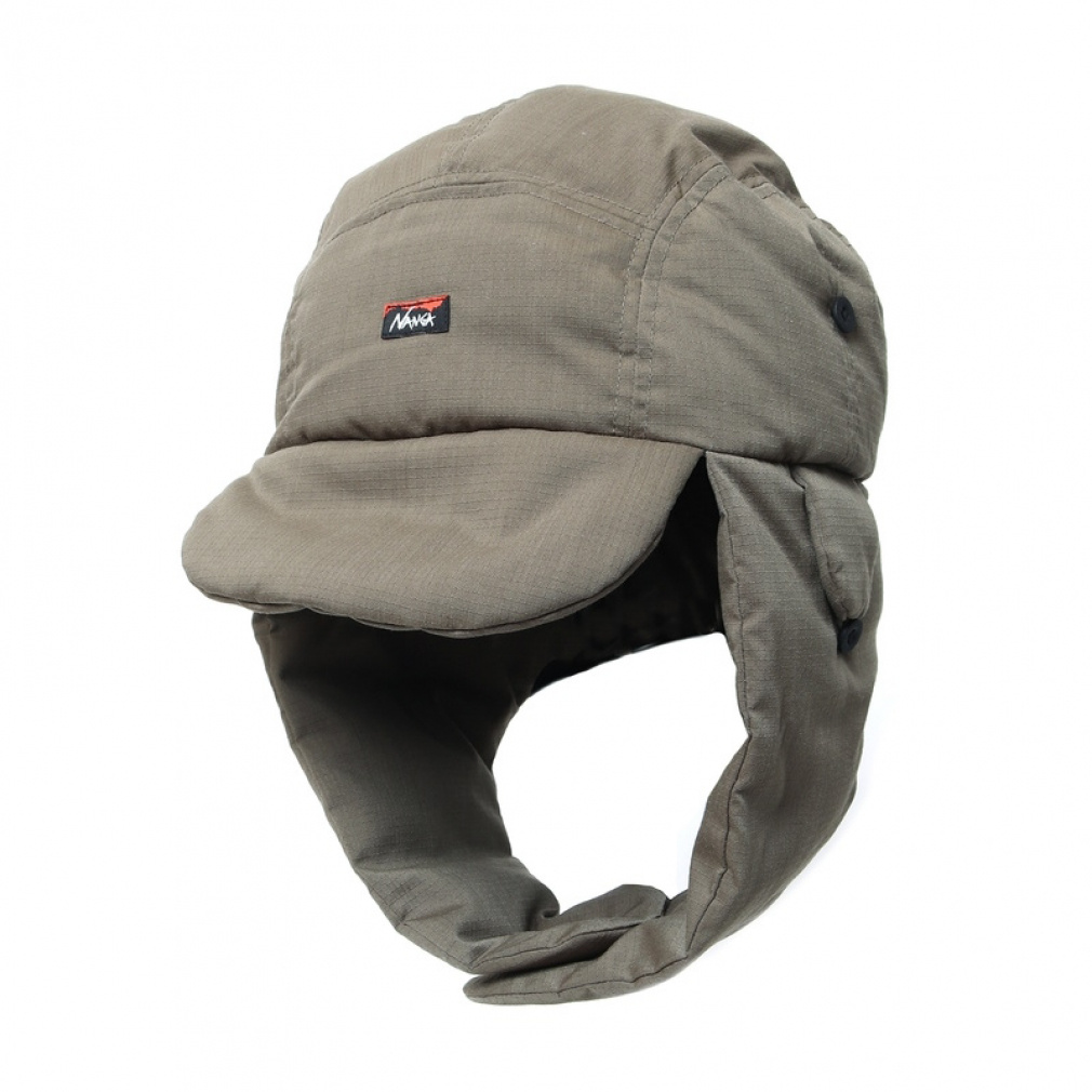ナンガ HINOC RIPSTOP DOWN EAR FLAP CAP BEG FREE NA2441-3B101-A N0002981 NANGA [キャップ] ナンガ アウトドアカジュアル キャップ HINOC RIPSTOP DOWN EAR FLAP