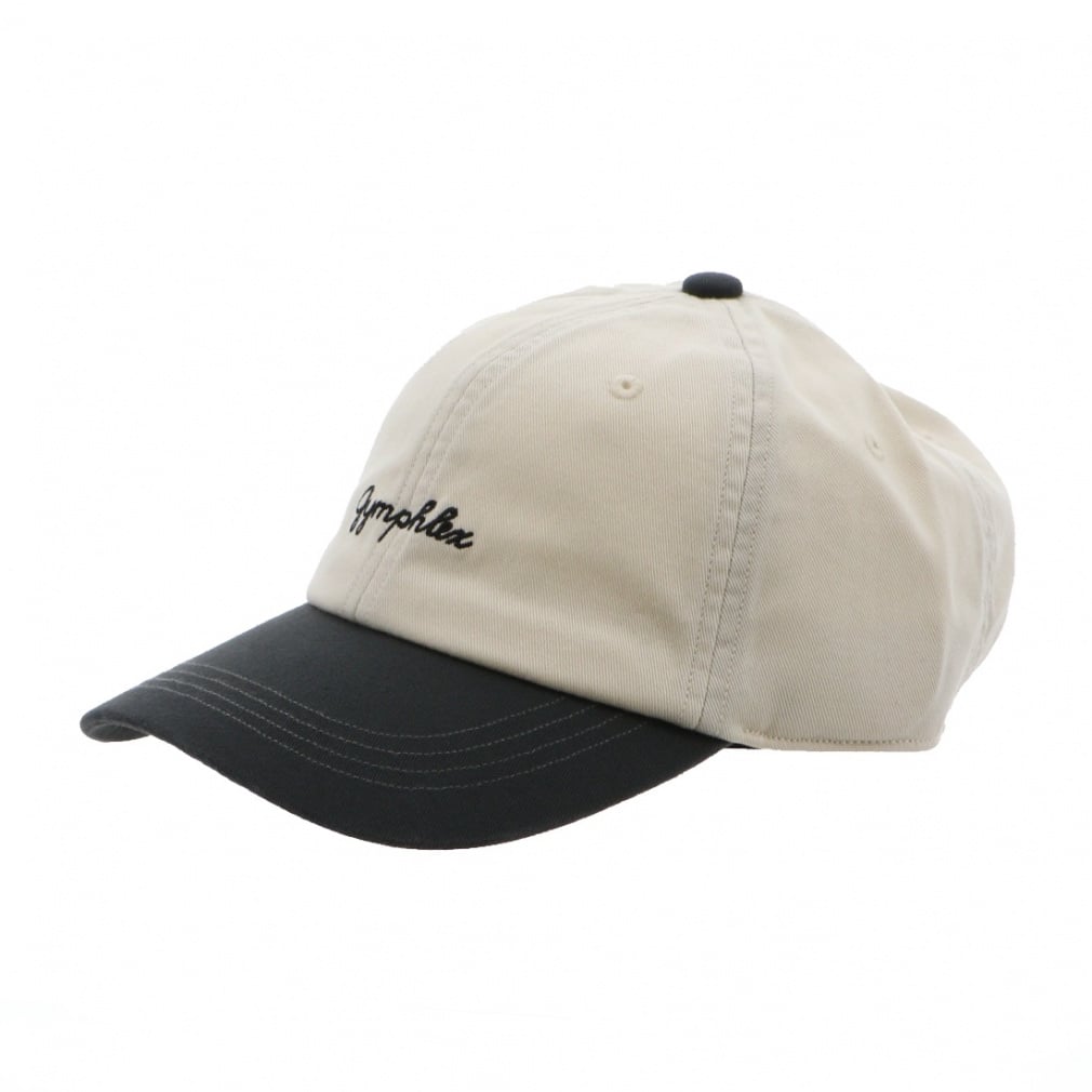 配色MPキャップ(アイボリー×チャコールグレー-FREE)