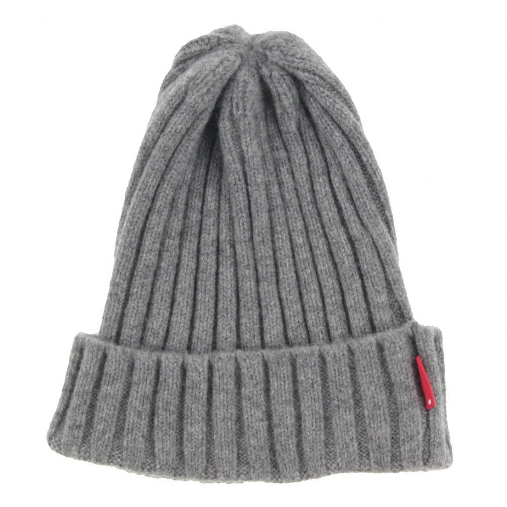 100 WOOL MINI RIB WATCH(グレー-FREE)