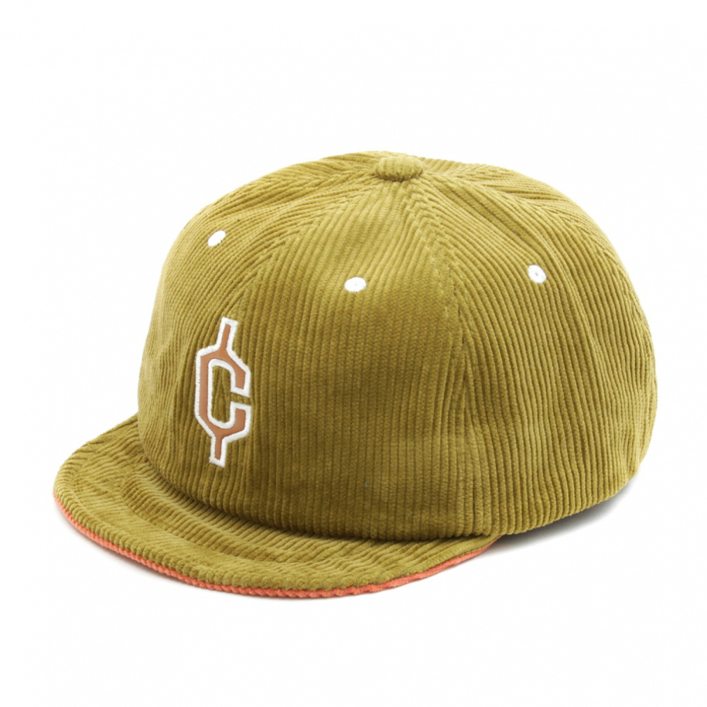 CORDUROY B・CAP(オリーブ-S)