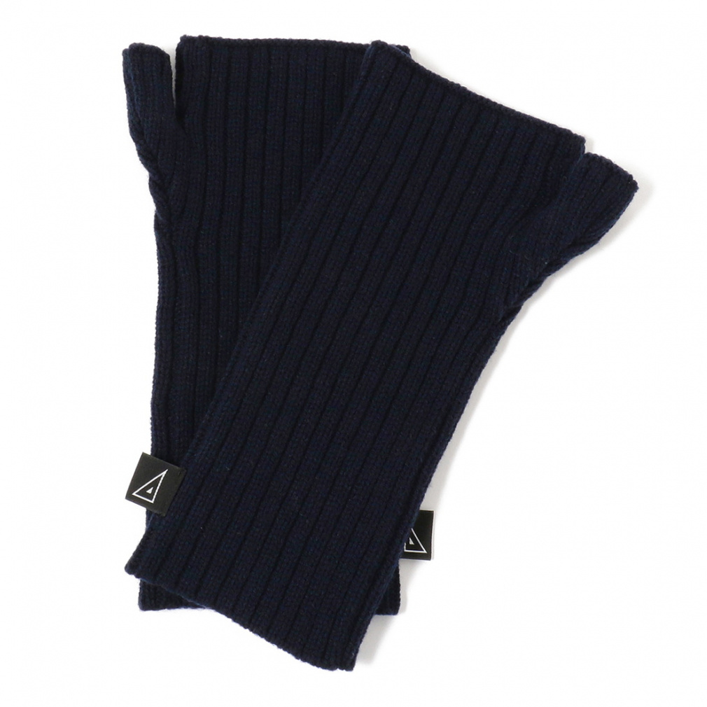 ニットグローブ(ネイビー-S-M)