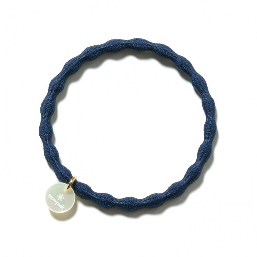 Logo-Charm Hair Tie(ネイビー-FREE)