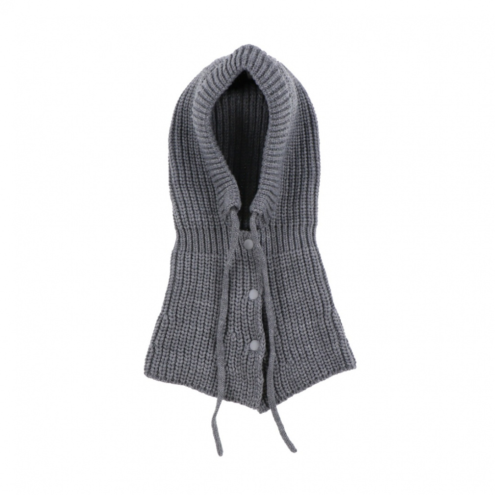 ザ ニットフードウォーマー THE KNIT HOOD WARMER(グレー-FREE)