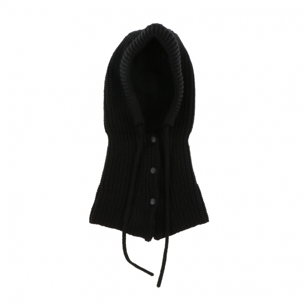 ザ ニットフードウォーマー THE KNIT HOOD WARMER(ブラック-FREE)