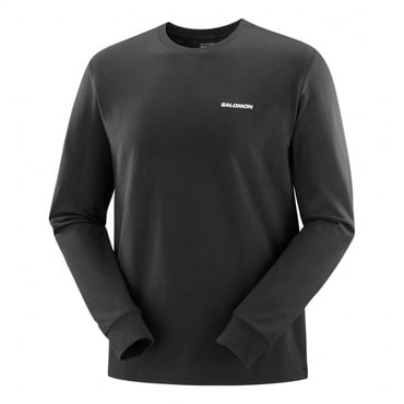 SALOMON メッシュロンt ロングスリーブ サロモン ロゴ ロングスリーブ ティー SALOMON LOGO LS TEE M
