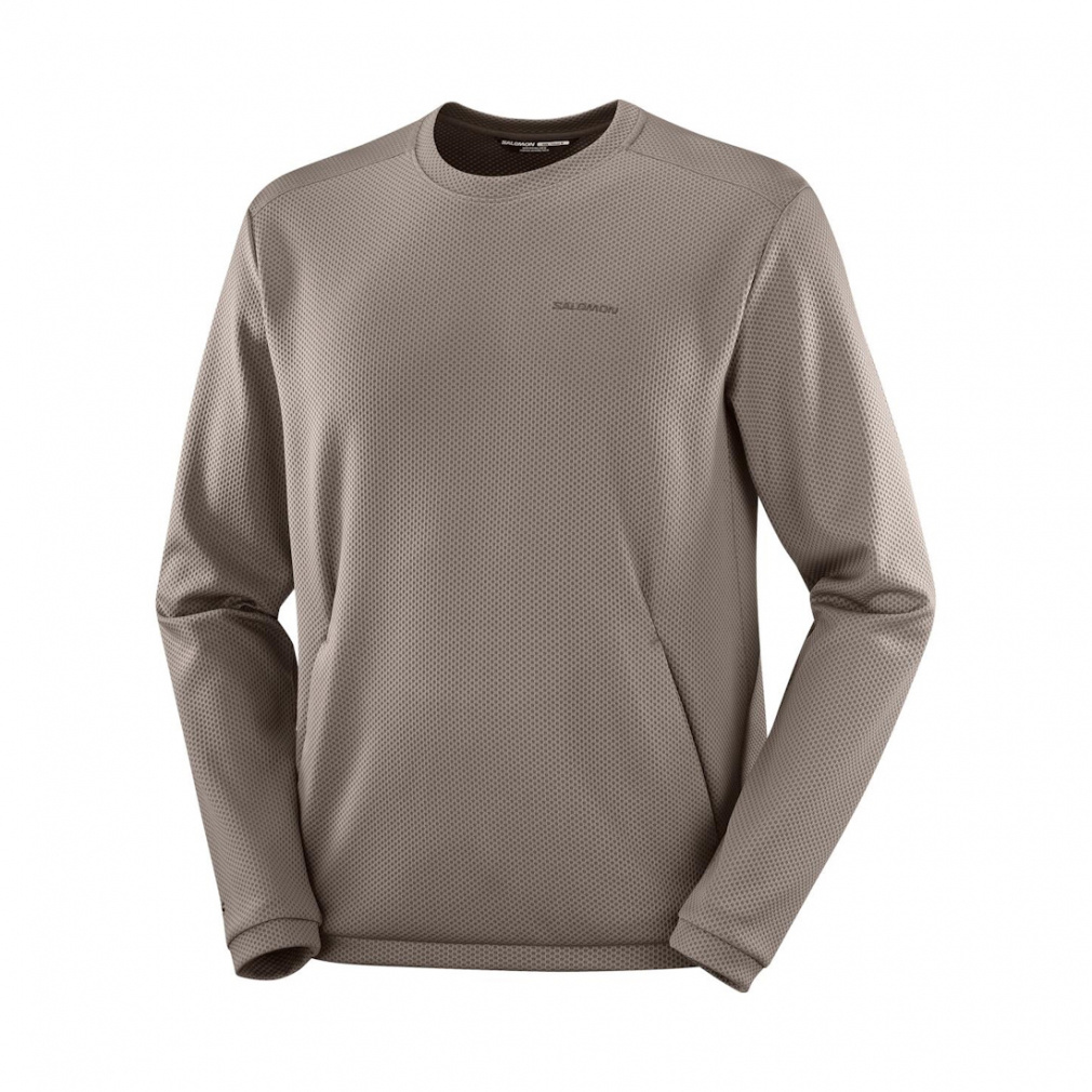 2025秋冬 サロモン メンズ アウトドアカジュアル スウェットトレーナー