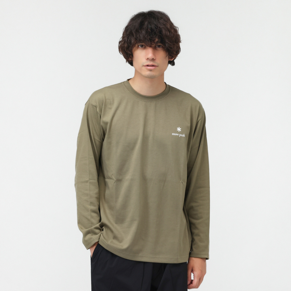 New Standard Logo L/S T-Shirt(オリーブ-S)