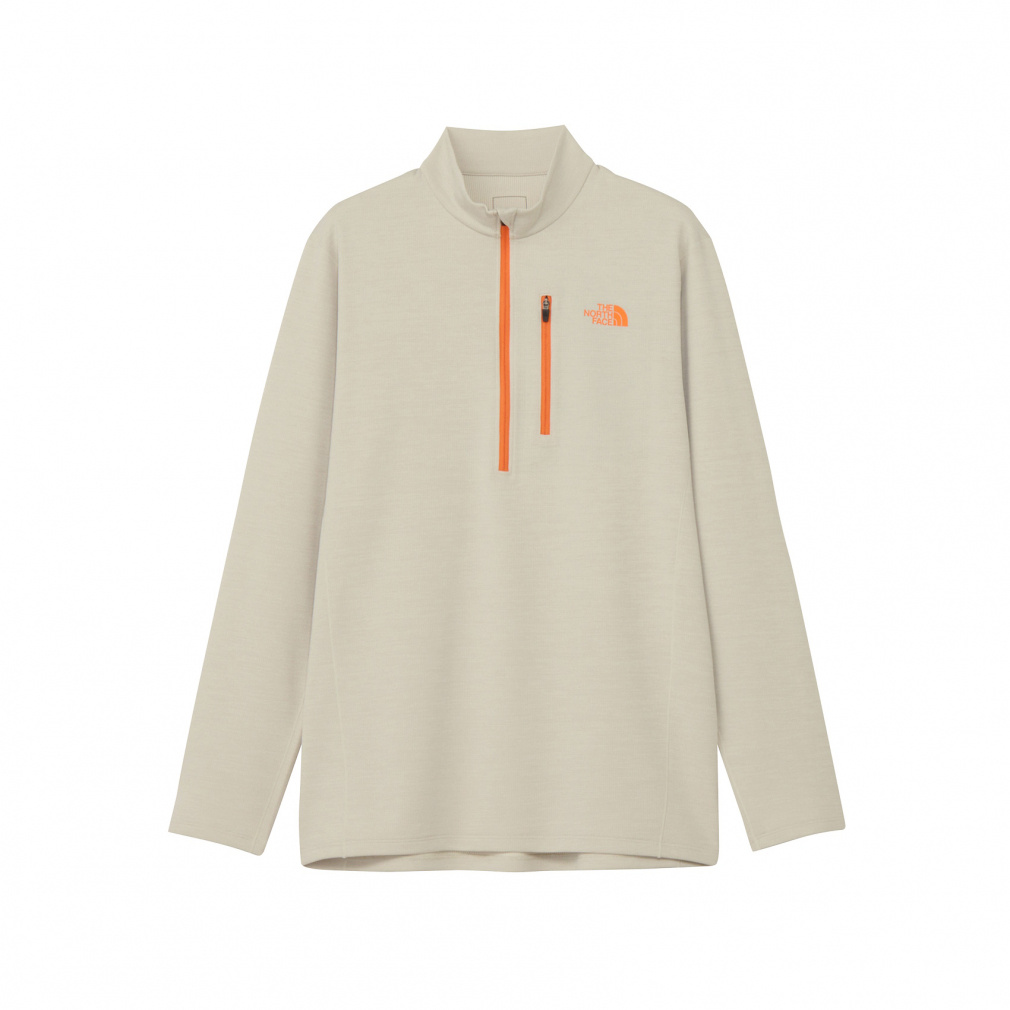 2025秋冬 ザ・ノース・フェイス メンズ トレッキング 長袖Tシャツ ロングスリーブキューディーミッドジップアップ NT62515 THE NORTH FACE