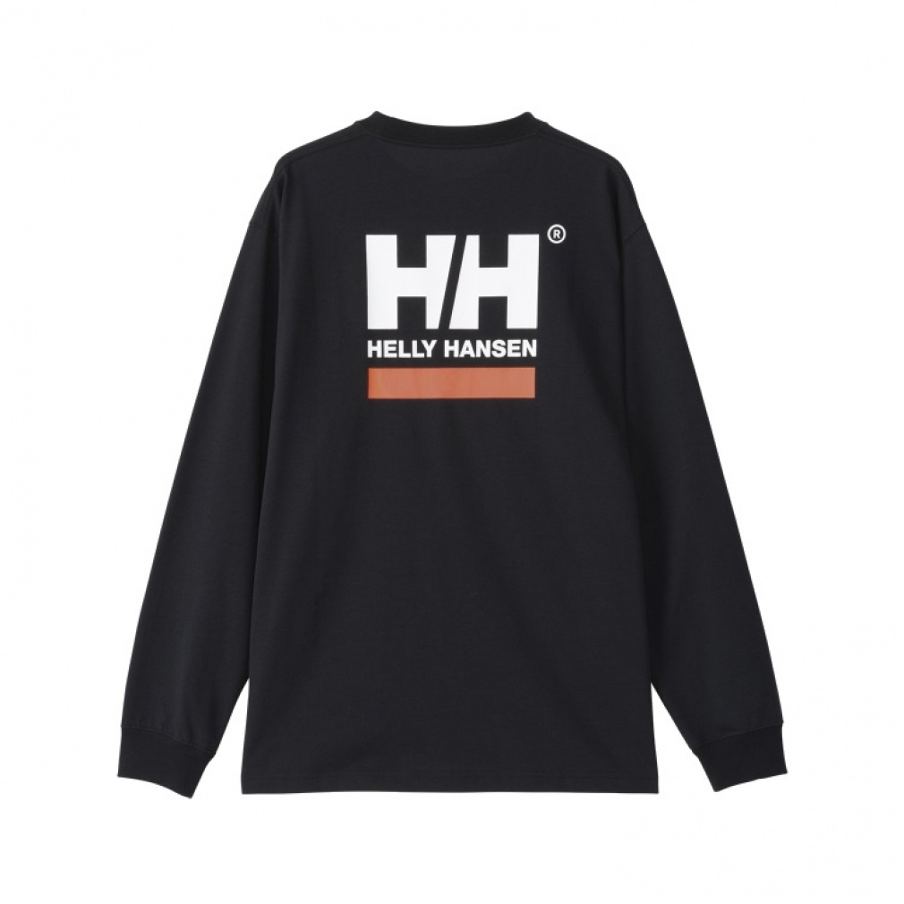 ヘリーハンセン アウトドア 長袖Tシャツ L/S Square Logo Tee ロング