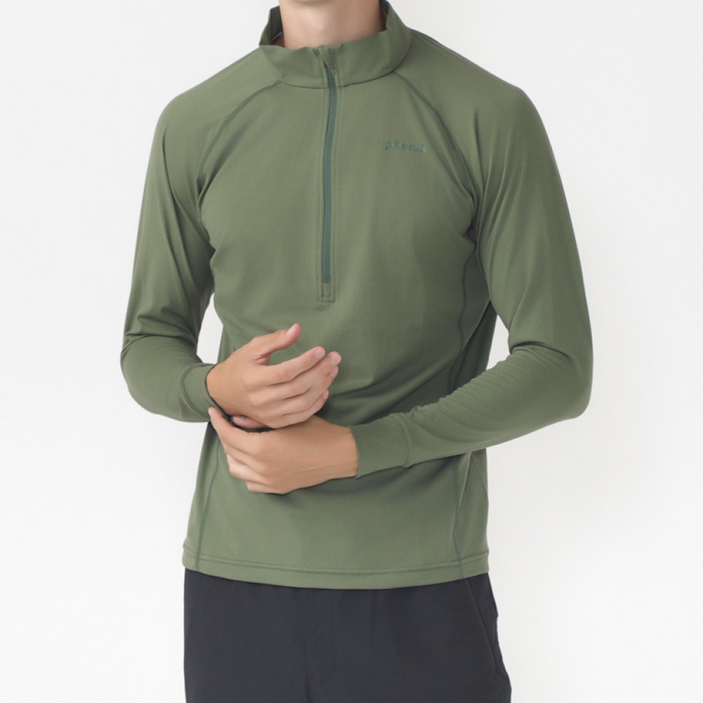 長袖Tシャツ(カーキ-S)