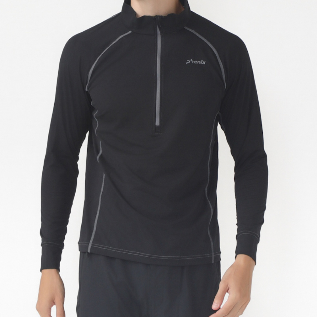 長袖Tシャツ(ブラック-S)