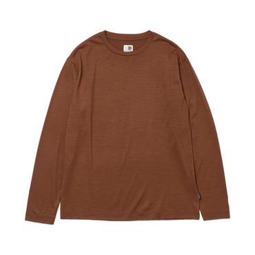 BISHU merino L/S T ビシュウメリノウール L/S Tシャツ