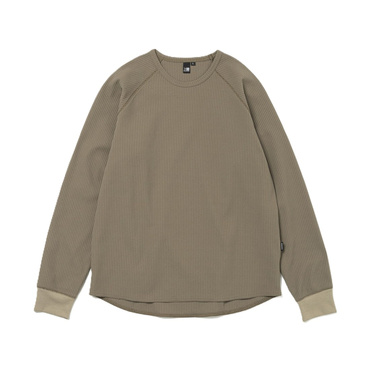 dry waffle L/S T ドライ ワッフル L/S Tシャツ