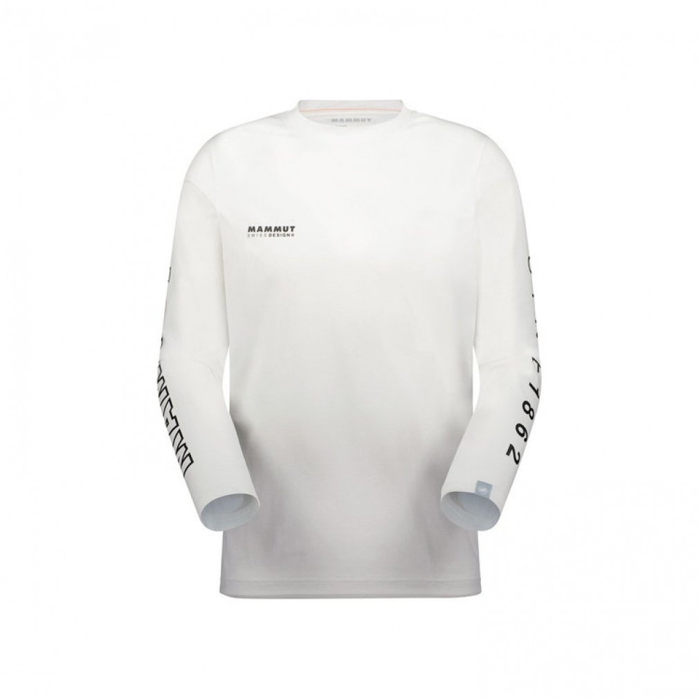 キューディー ロゴ プリント ロングスリーブ Tシャツ アジアンフィット