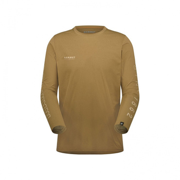 キューディー ロゴ プリント ロングスリーブ Tシャツ アジアンフィット メン
