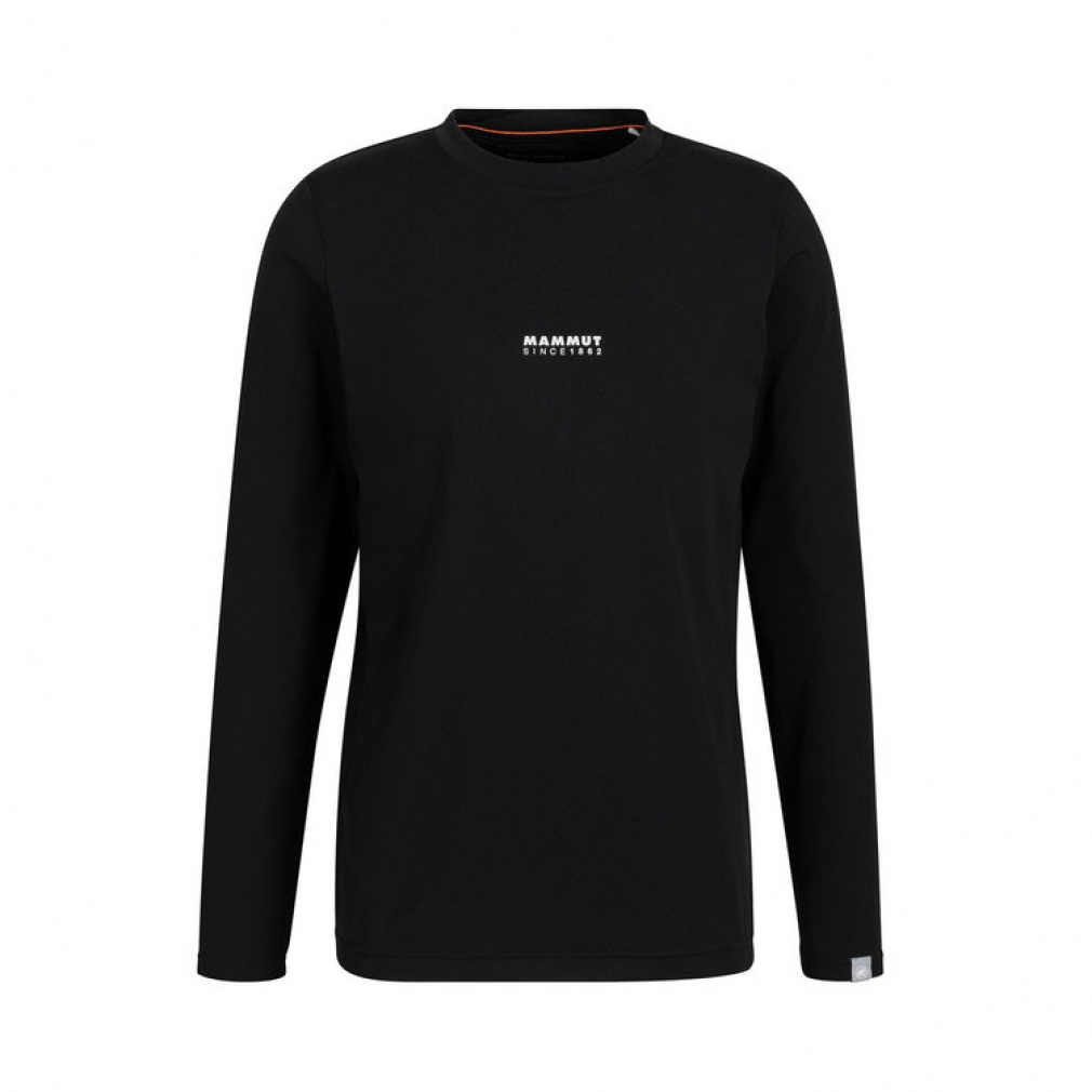 キューディー ロゴ プリント ロングスリーブ Tシャツ アジアン