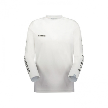 キューディー ロゴ プリント ロングスリーブ Tシャツ アジアンフィット メン