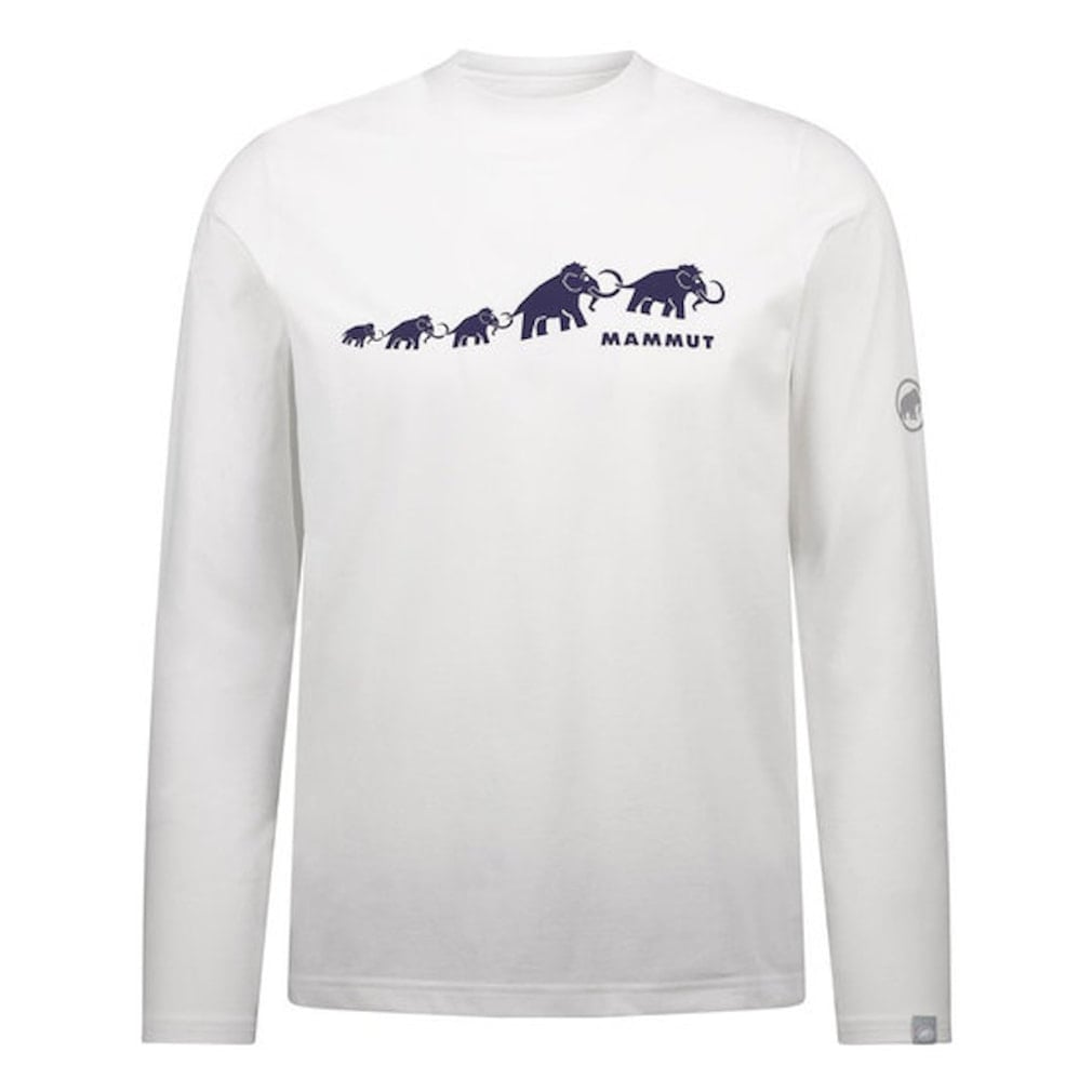 マムート メンズ トレッキング 長袖Tシャツ キューディー ロゴ