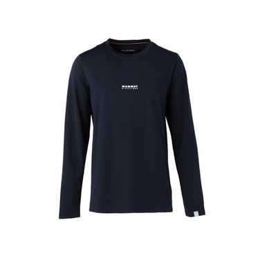 キューディー ロゴ プリント ロングスリーブ Tシャツ アジアンフィット メン