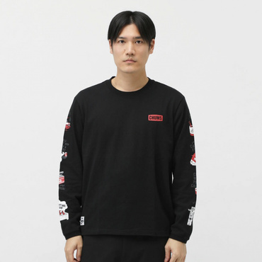 Boobys SOTOASOBI CAMP L/S T-Shirt(ブラック-S　メンズ)