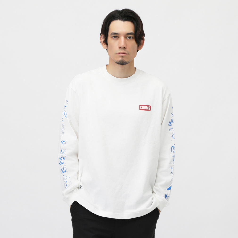 【アルペン限定モデル】 Boobys SOTO Snowboarding LS T(ホワイト-S)