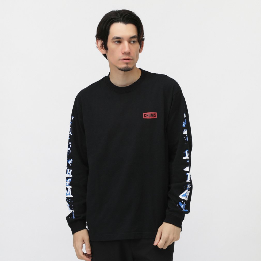 【アルペン限定モデル】 Boobys SOTO Snowboarding LS T(ブラック-S)