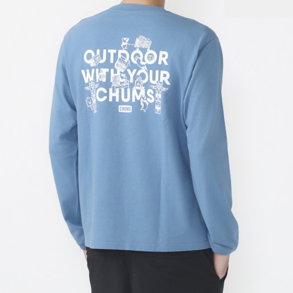 OWYC L/S T-Shirt ALPEN SMU(サックスブルー-S　メンズ)